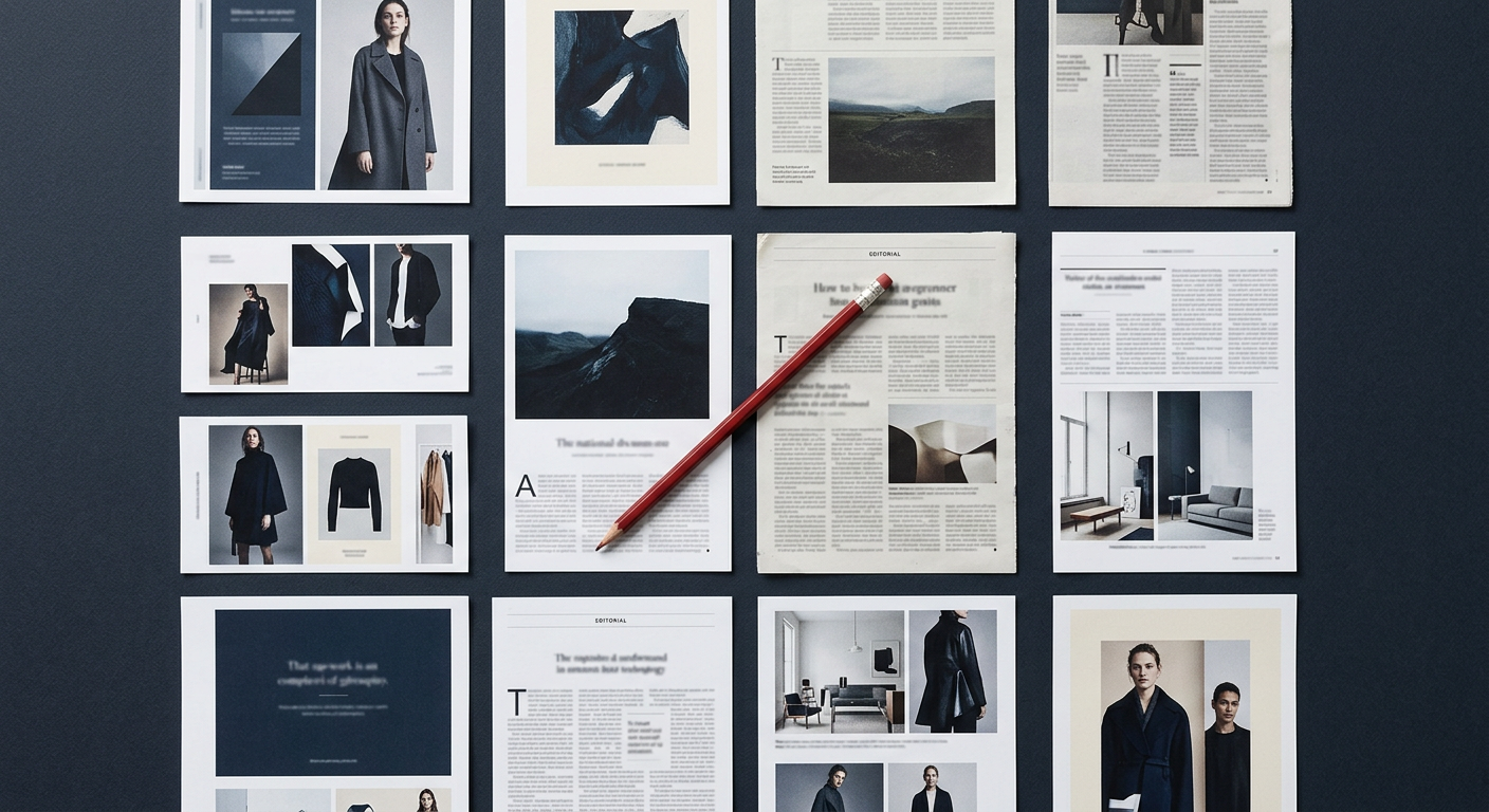 Be seen: Market watch, editorial line and visuals, produced at the volume of a large agency.